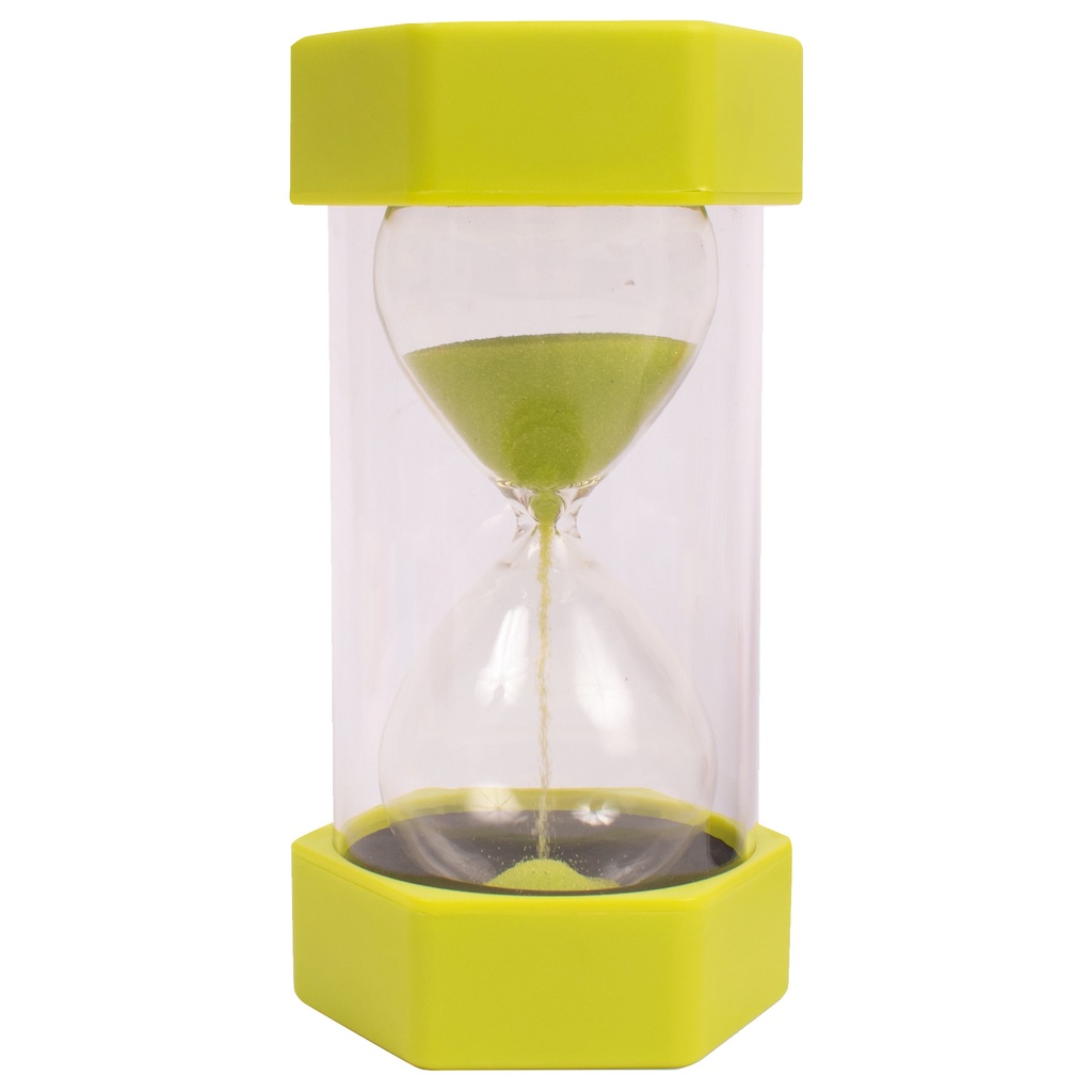 Stort timglas 1 min, grön