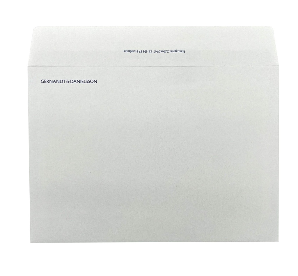 Kuvert G&D Munken C4 120g TKR innertryck TKR 1+1 500 st/krt