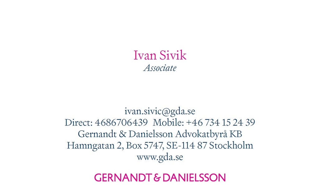 Visitkort 1+1 relief + unik QR kod 100 ex/namn