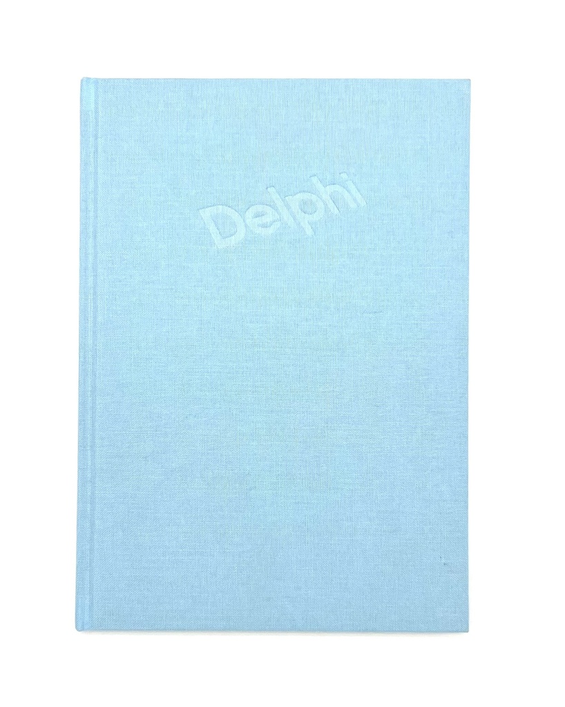 Vävd bok A4 blå (kopia)
