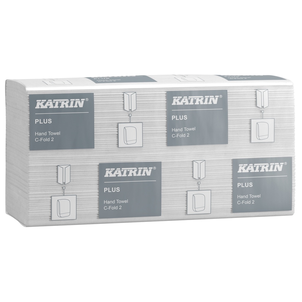 Pappershandduk Plus C-fold 2 lager 1600 ark/fp