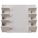 Pennhållare glastavla warm gre