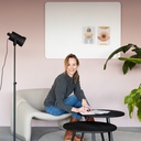 Glastavla RC matt 90x120 warm