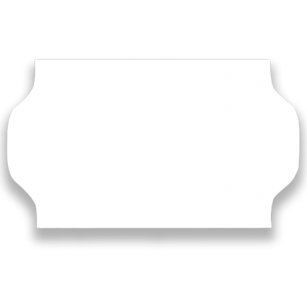 Prisetikett 32x19mm G2 vit