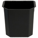Plastkärl 9L svart insats