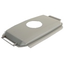 Lock t kärl 60L grå m runt hål