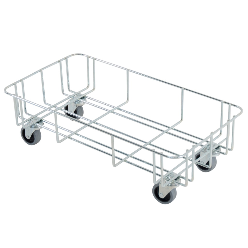 Trådvagn för 60 L kärl zink