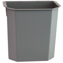 Plastkärl 9 L grå insats