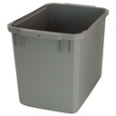 PLASTKÄRL 25 L GRÅ LIVSMEDELSG