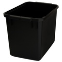 Plastkärl Patricia 25 liter svart