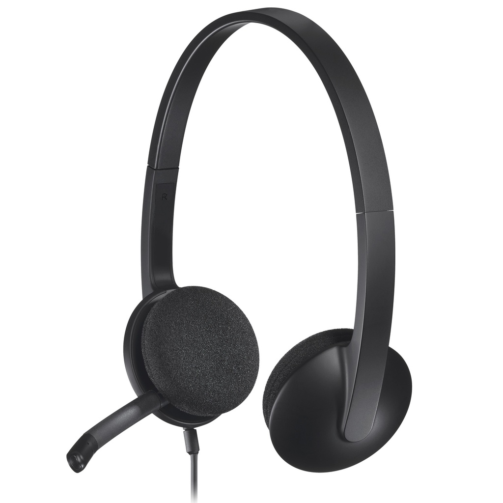 Headset H340 USB, svart