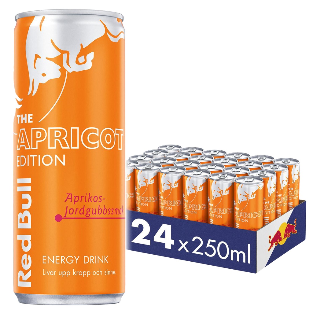 Red bull Aprikos 250ml ink p