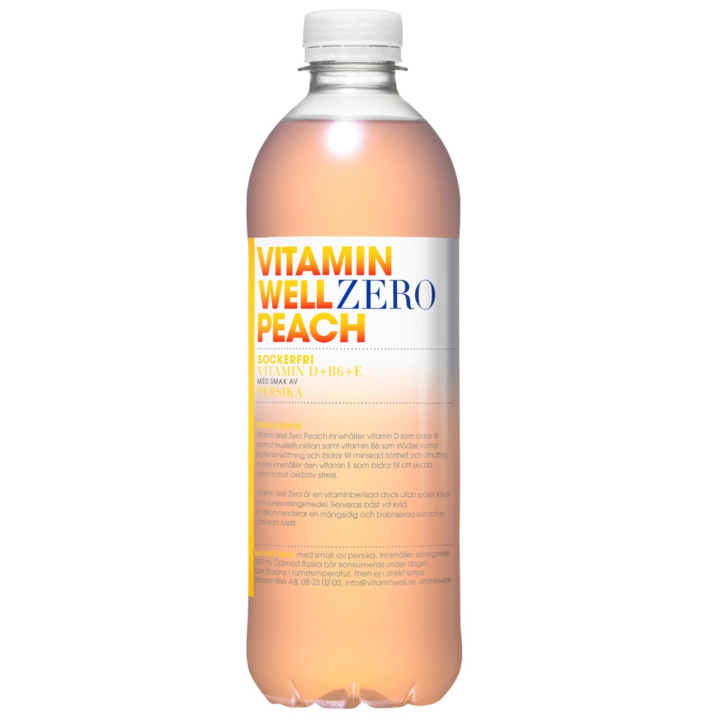 Vitamin Well Peach 50cl ink p