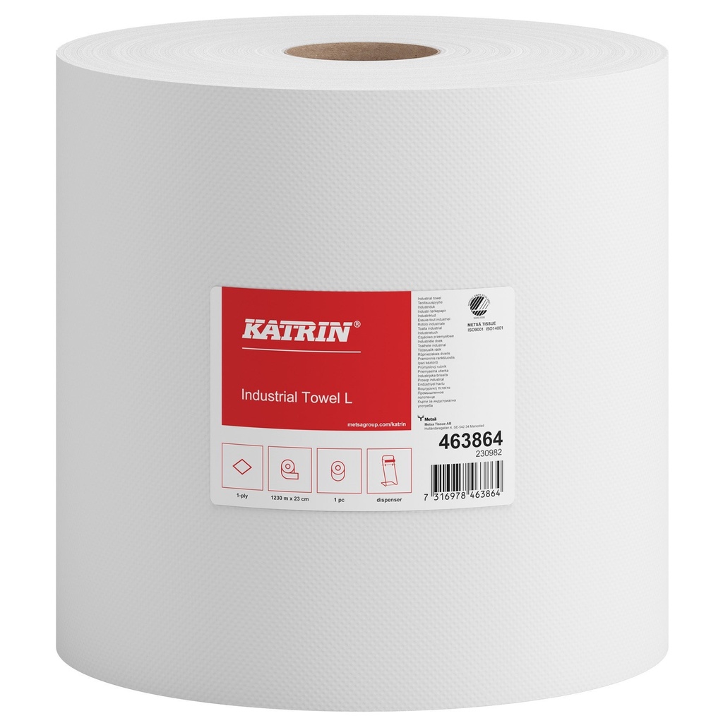 Avtorkningspapper 1-lager 1230 m