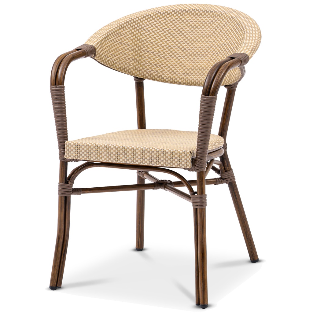 Karmstol Monaco Br./nat.textel