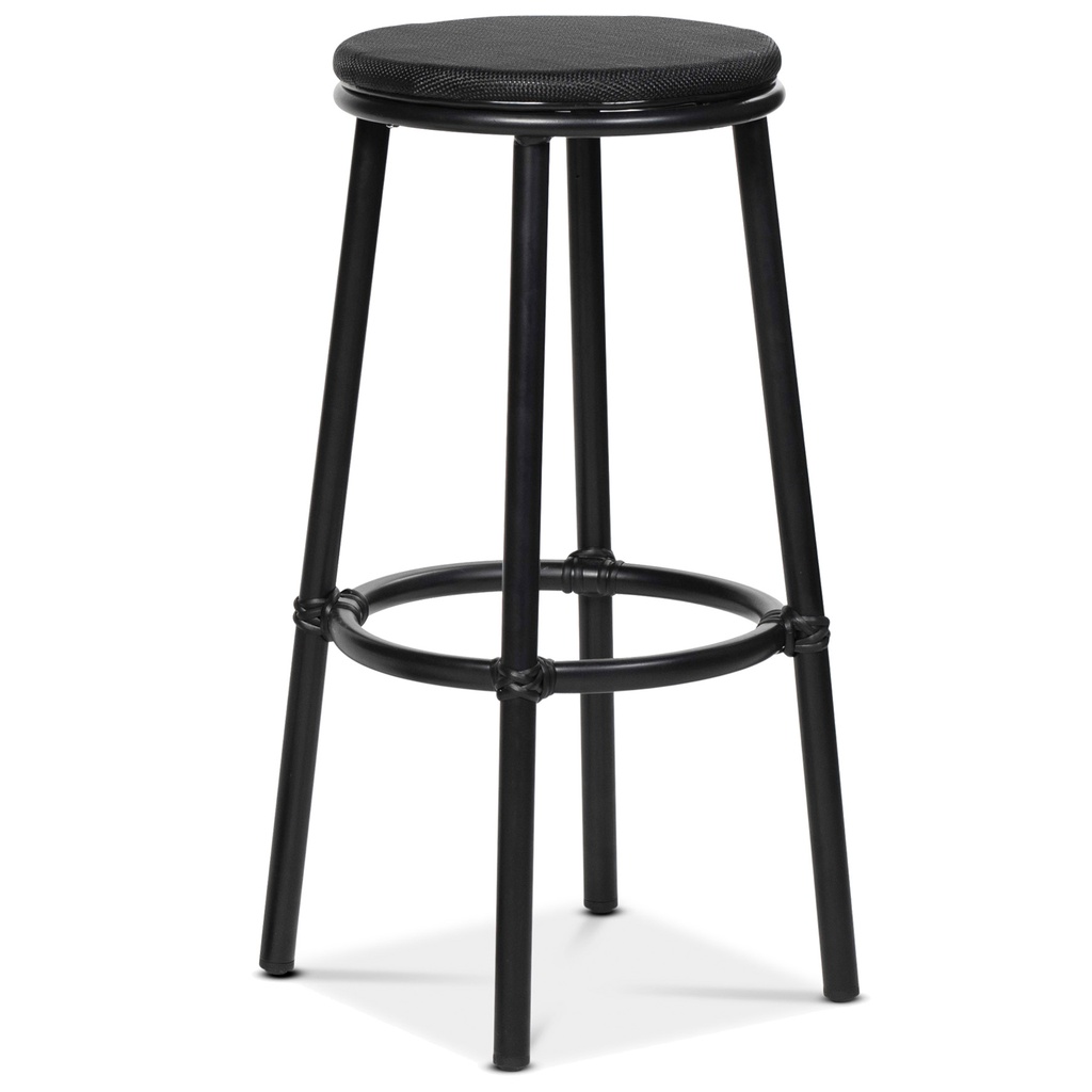 Pall bar Grasse, Svart textel.