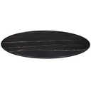 Bordsskiva Sten Ø 70 cm, Svart