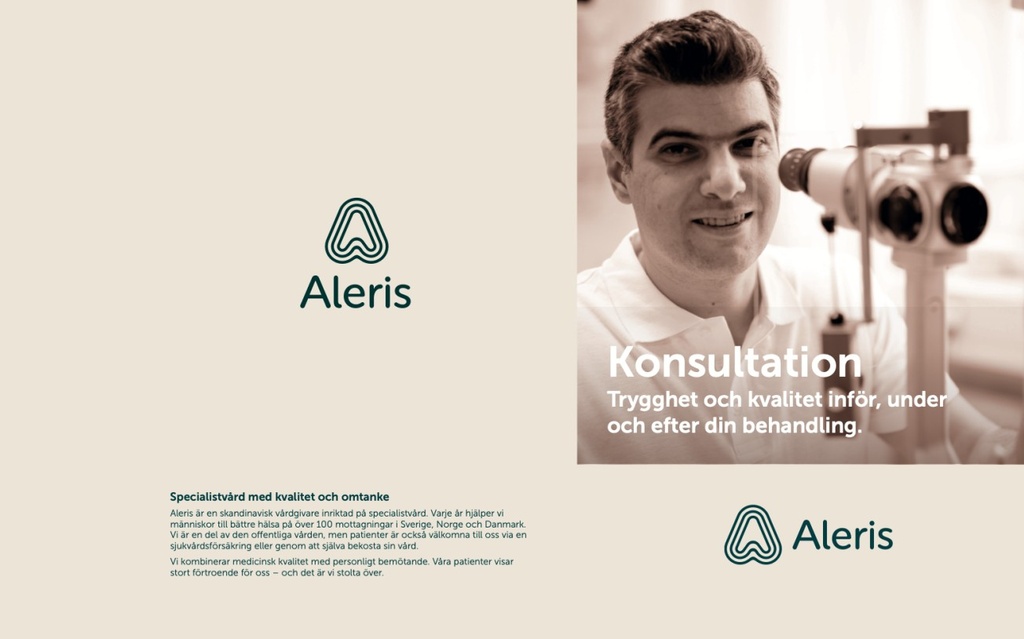 Mapp "Konstultation Ögon” för 1-15 A4 50 st/fp