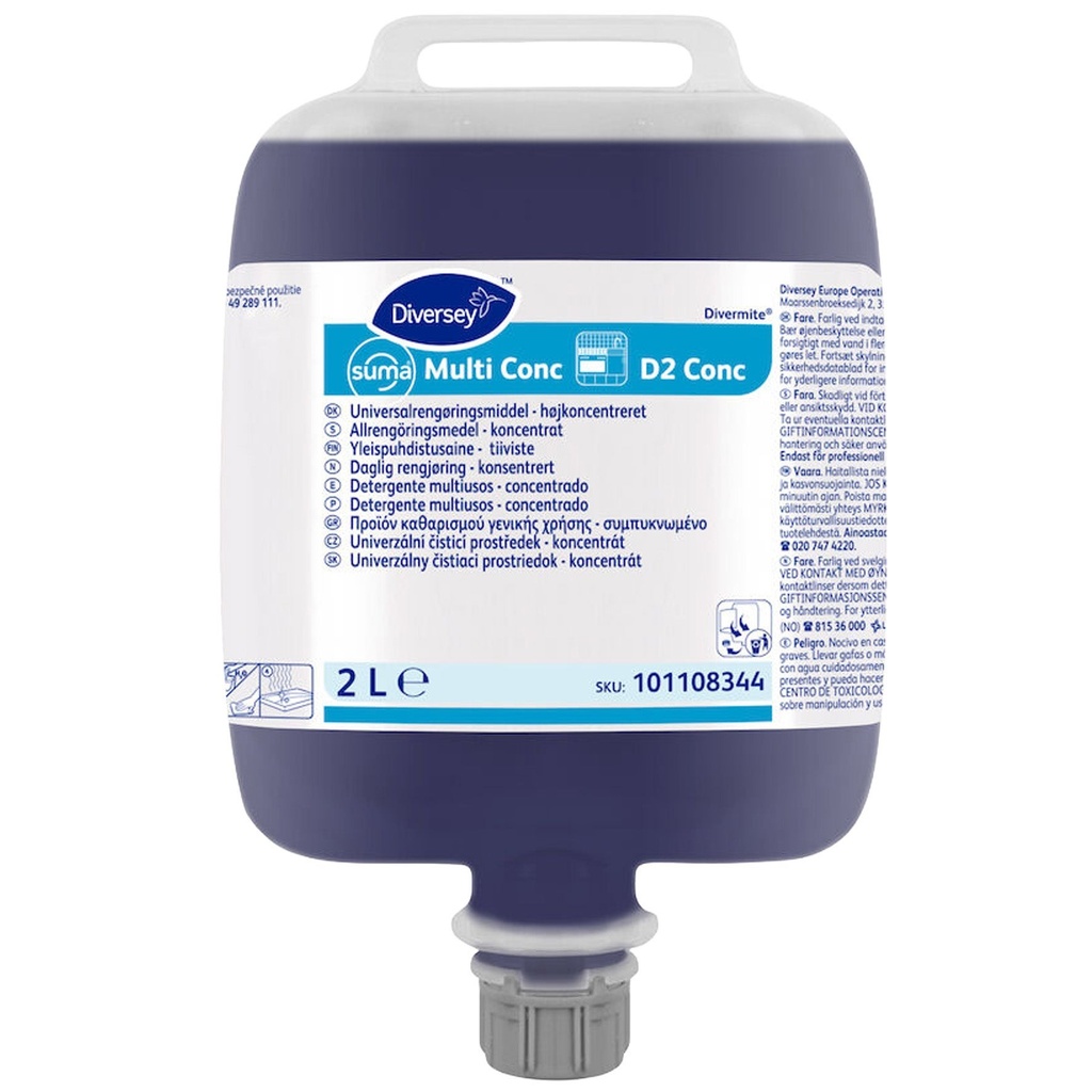 Allrengöringsmedel Suma Multi D2 3x2 liter