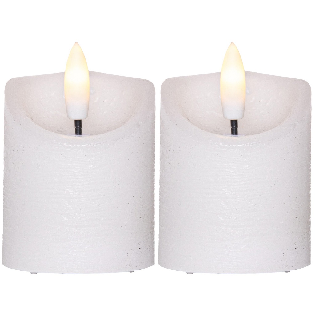 Blockljus LED Flamme 2-pack