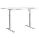 Skrivbord el Easydesk Adapt I 120x80 cm vit