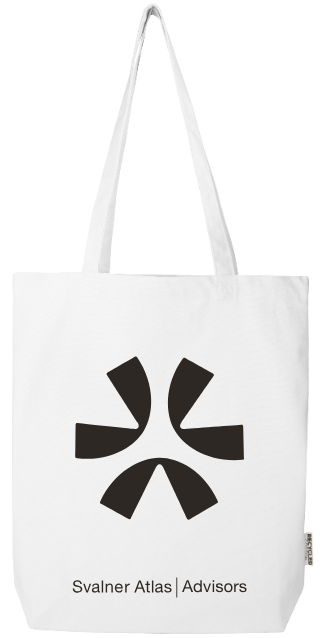 Tote bag white with logo 50 pcs/ctn
