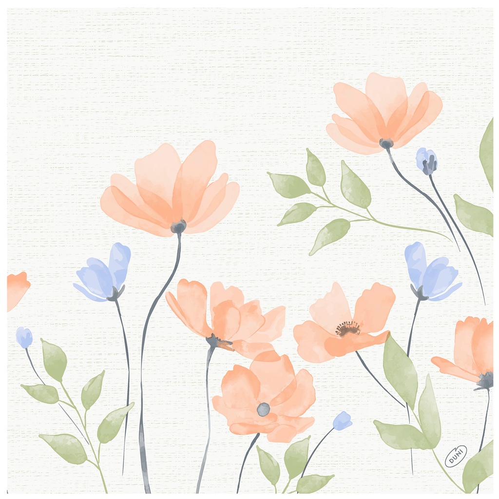 Servett Bunny Bloom 40x40 60st