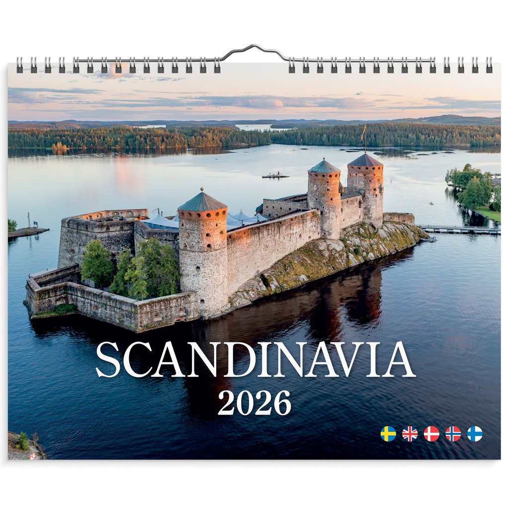 Väggkalender 2026 Scandinavia