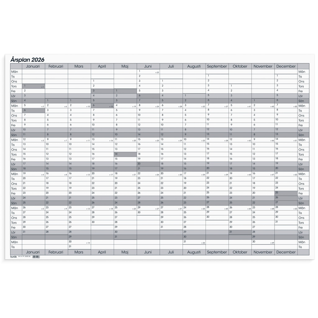 Årsplan whiteboard 2026