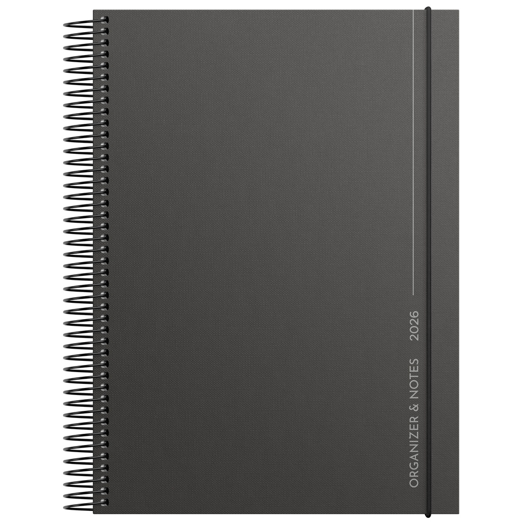 Kalender 2026 Organisera svart