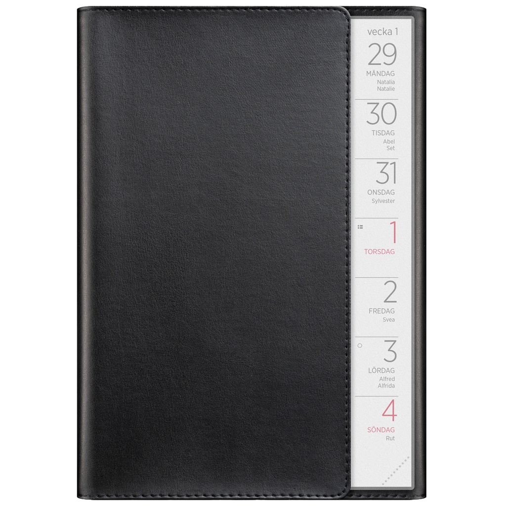 Stor Veckokalender 2026 svart