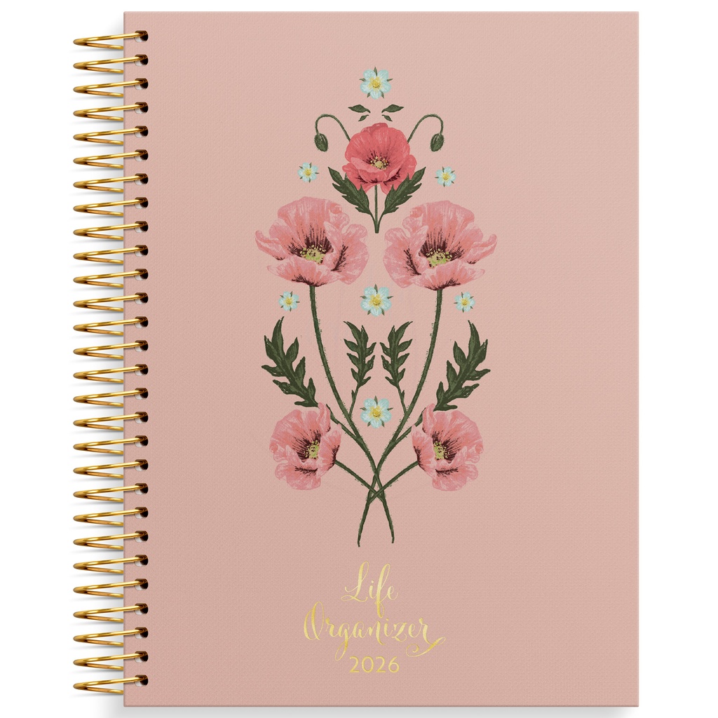 Life Organizer rosa 2026
