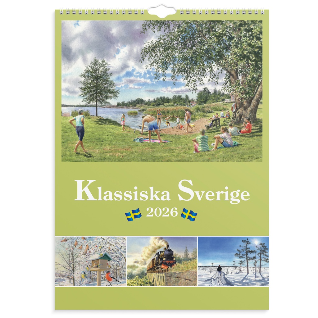 Väggkal. 2026 KlassiskaSverige