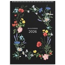 Illustrerad blomster 2026 vägg