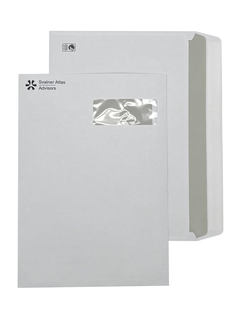 Envelope C4 TKR SAG logo 500 pcs/ctn