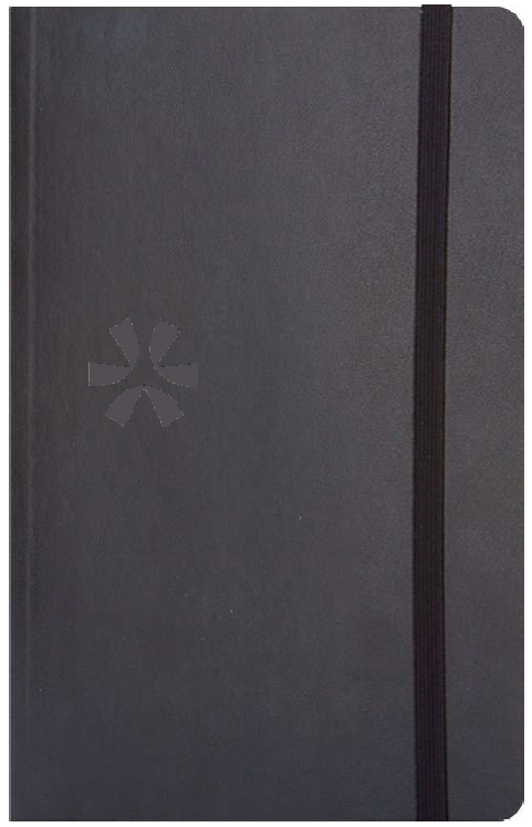 Moleskine notebook black with small logo 48/crt 