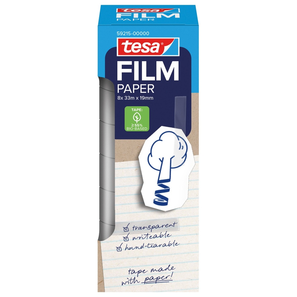 Tejp Film Papper 19 mm x 33 m