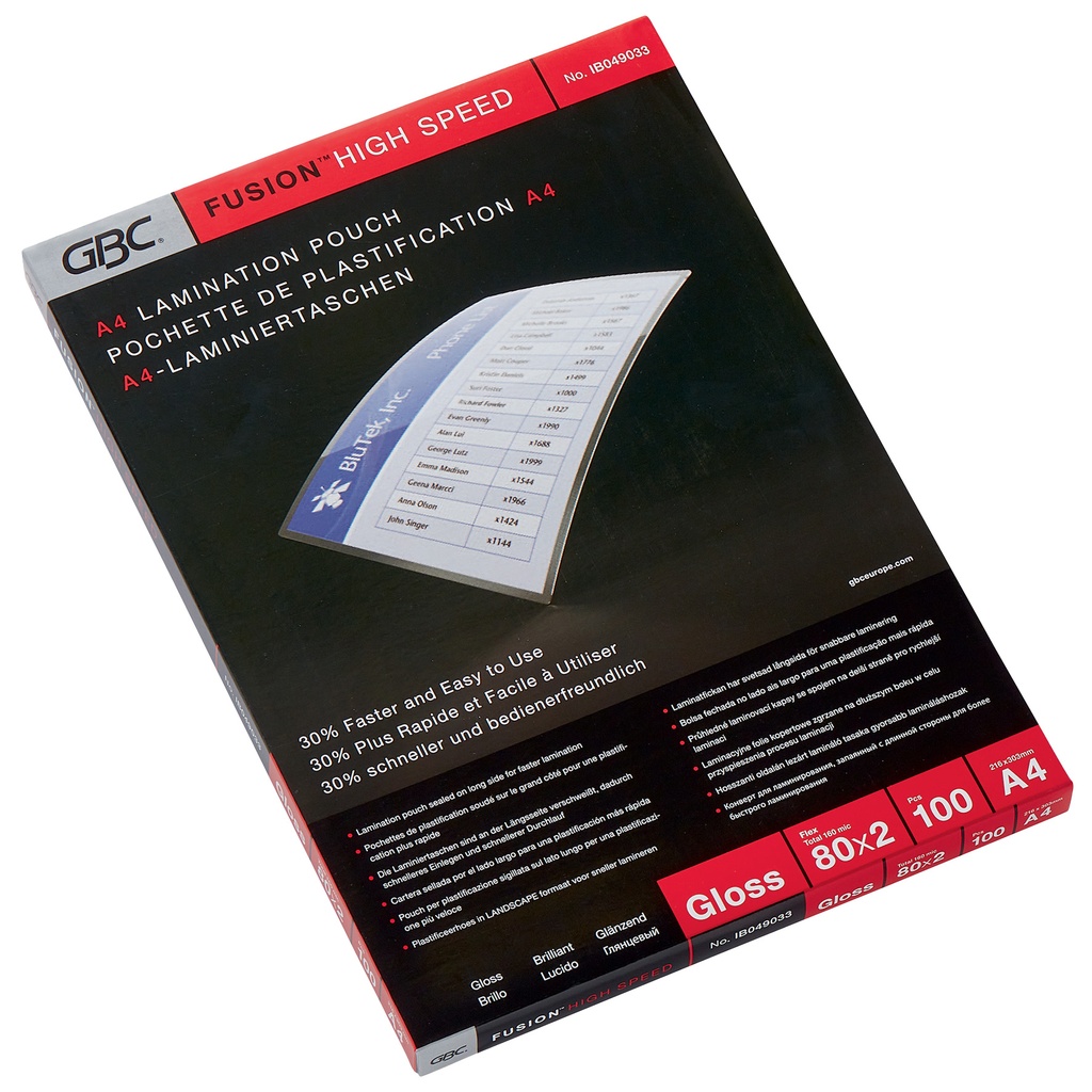 Laminat A4 HiSp 80mic 100/fp