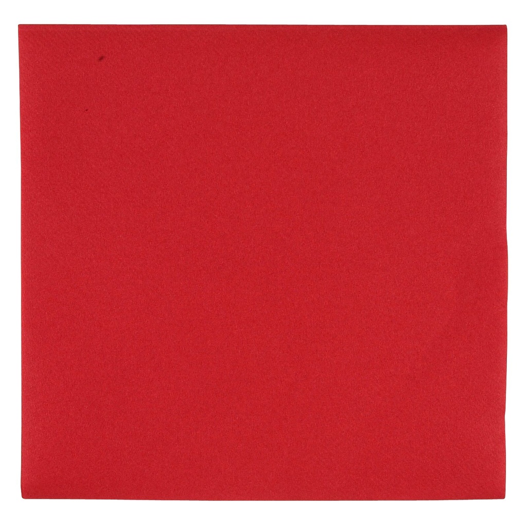 Snibbduk airlaid röd 80x80 100