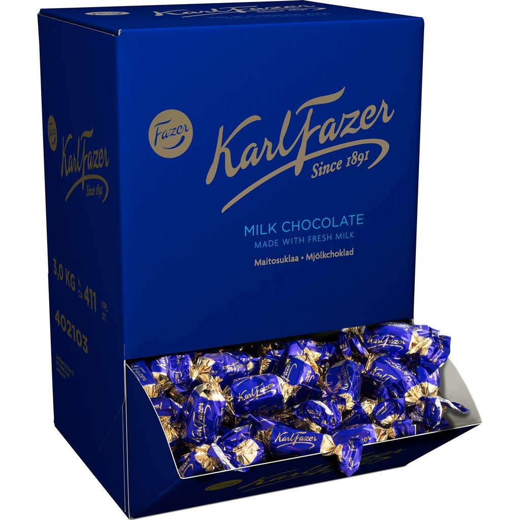 Godislåda Karl Fazer Mjölkchoklad 3 kg