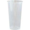 Plastglas flergångs klar 50 cl 25-pack
