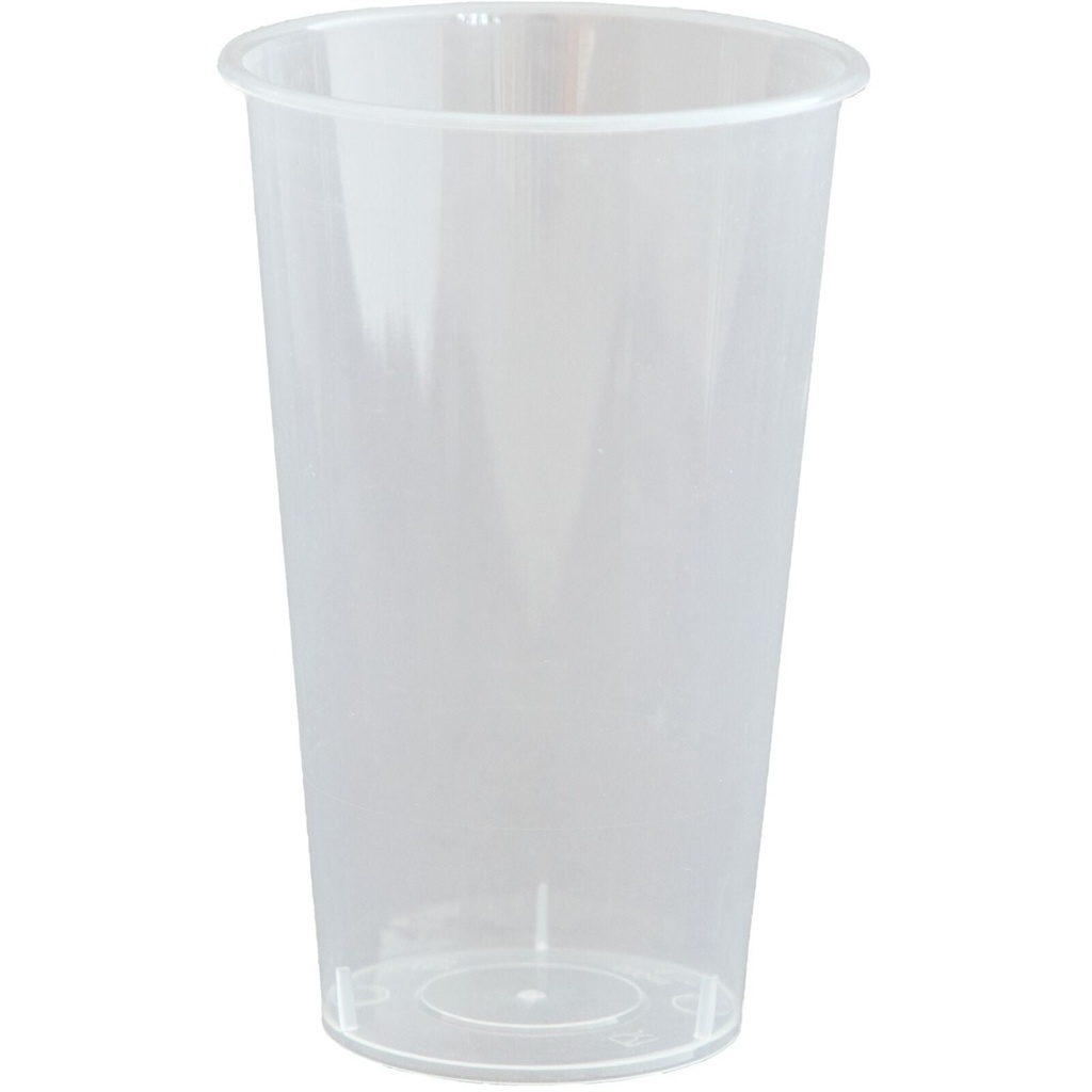Plastglas flergångs klar 40 cl 25-pack