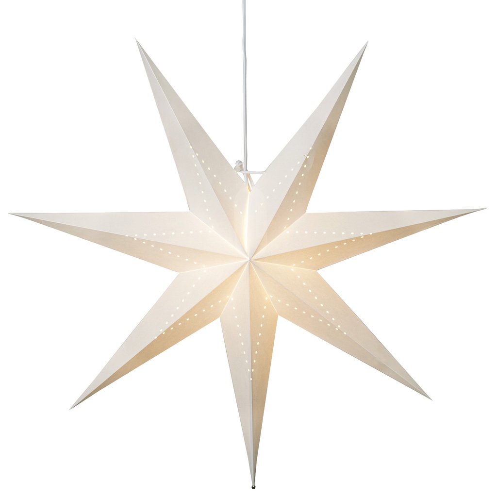 Pappersstjärna LYSA 70cm kompl