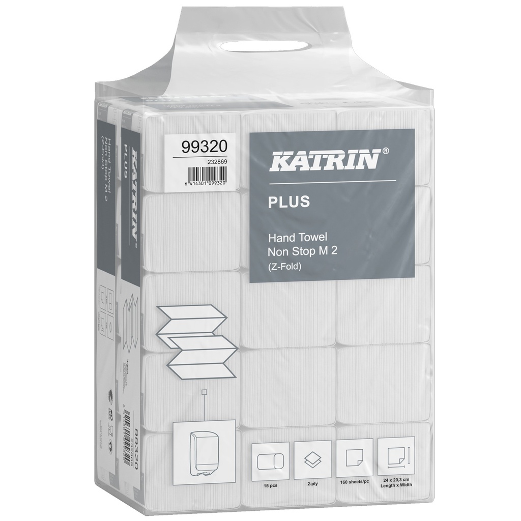 Handduk Plus M2 2400ark/trp