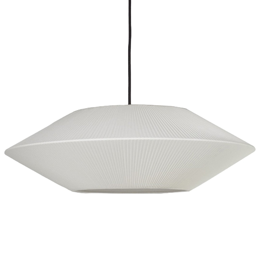 Taklampskärm Pollux D58 plisserad off-white