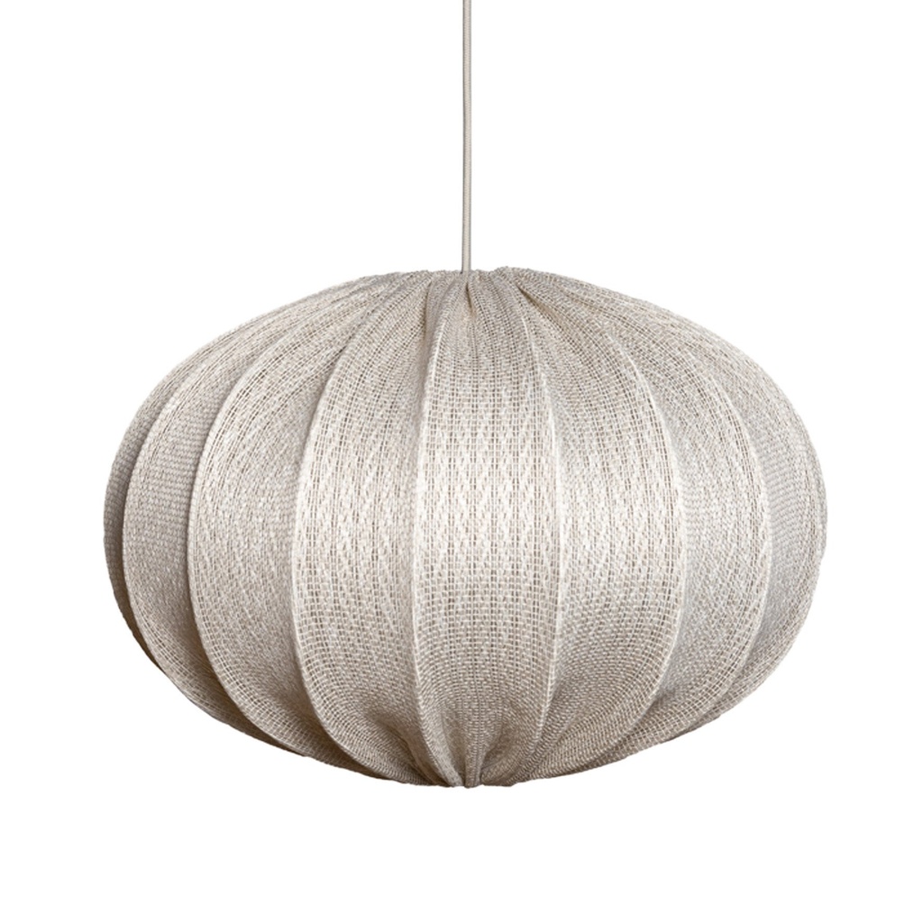Taklampskärm Moon D58 s/v Rotan off-white