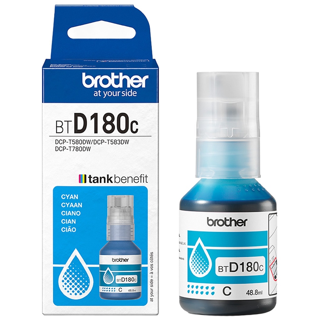 Bläck Brother 180C 5K Cyan