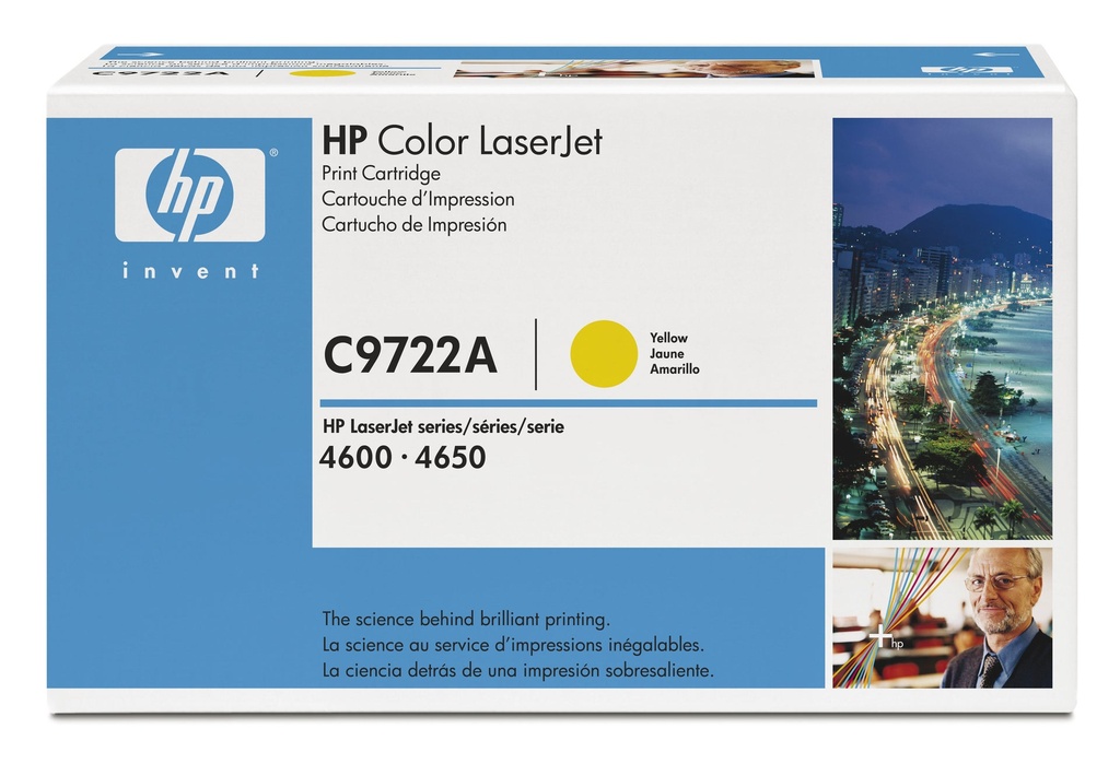 Toner HP C9722A 8k gul