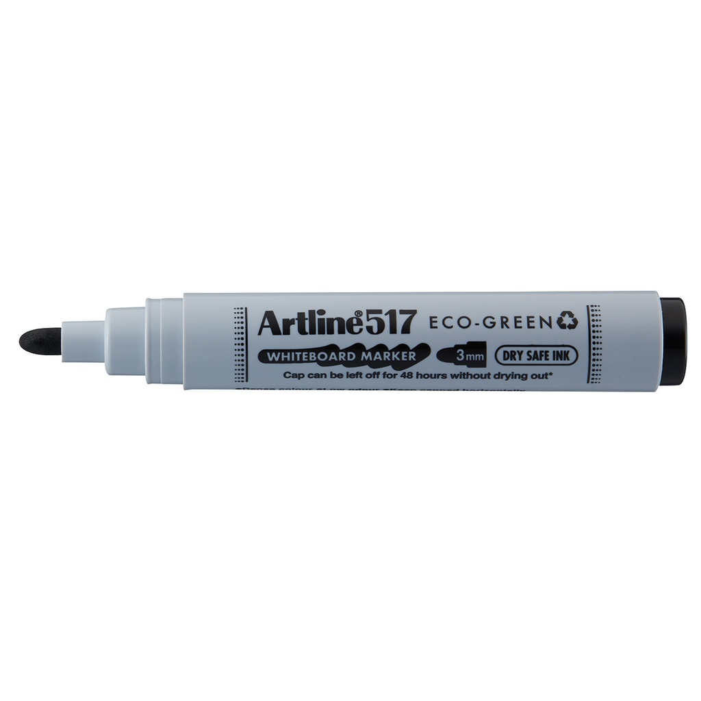 Whiteboardpenna Artline 517 Eco-green rund svart