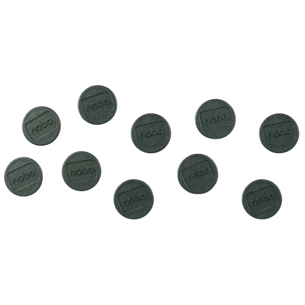 Magnet Nobo 13 mm svart 10-pack